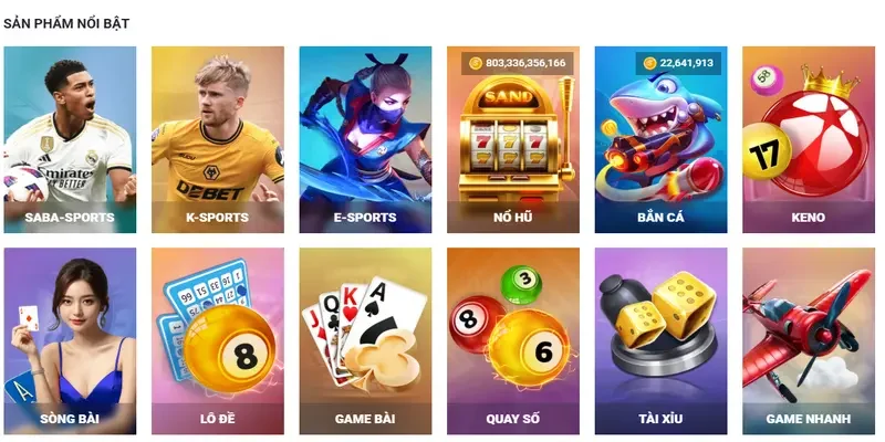 Nhà cái mang đến kho game đồ sộ