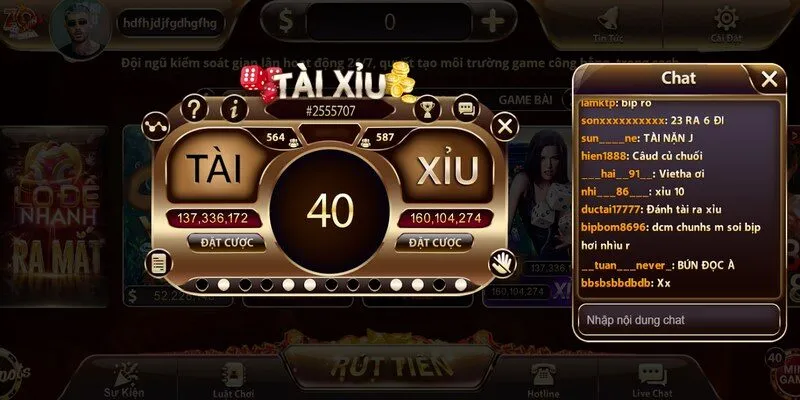 Tài xỉu Zowin một trong những tựa game đổi thưởng ăn khách nhất hiện nay